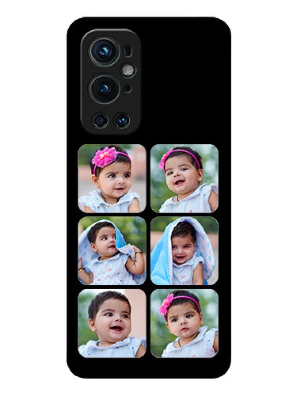 Custom Oneplus 9 Pro 5G Photo Printing on Glass Case - Multiple Pictures Design