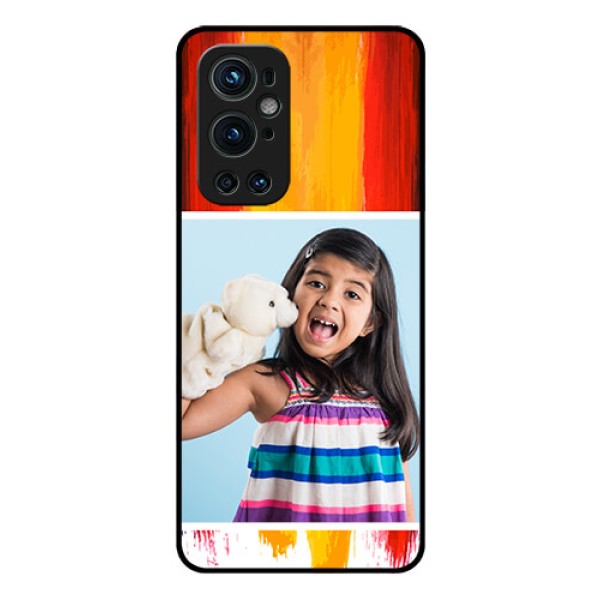 Oneplus 9 Pro 5G Personalized Glass Phone Case - Multi Color Design