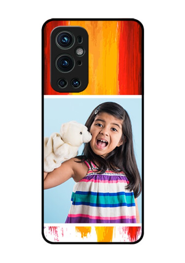 Oneplus 9 Pro 5G Personalized Glass Phone Case - Multi Color Design