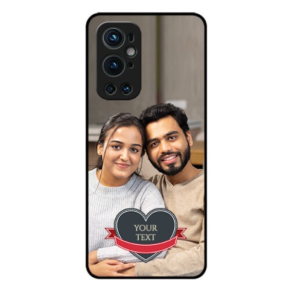 Oneplus 9 Pro 5G Custom Glass Phone Case - Just Married Couple Design