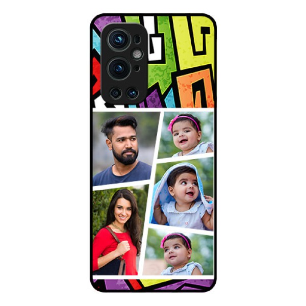 Oneplus 9 Pro 5G Custom Glass Phone Case - Graffiti pattern Design Oneplus 9 Pro 5G Custom Glass Phone Case - Graffiti pattern Design