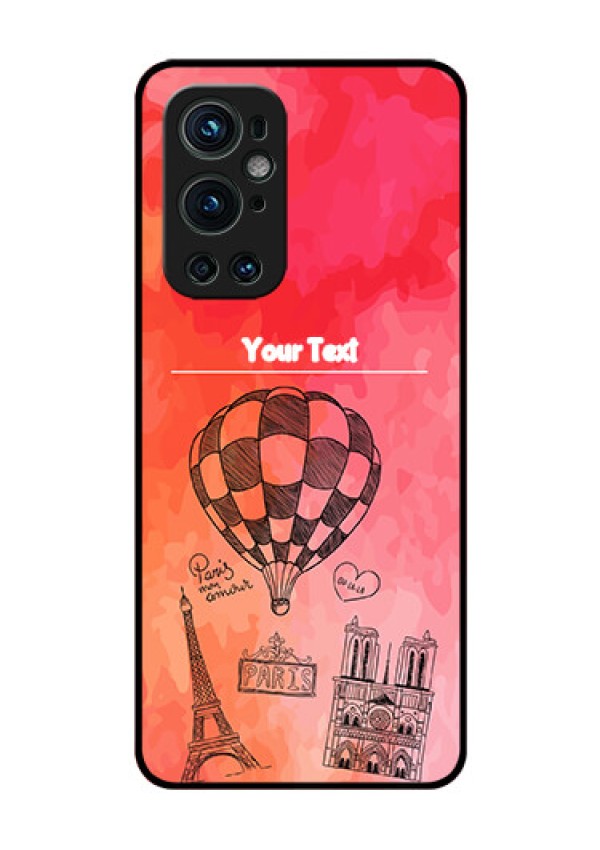 Oneplus 9 Pro 5G Custom Glass Phone Case - Paris Theme Design
