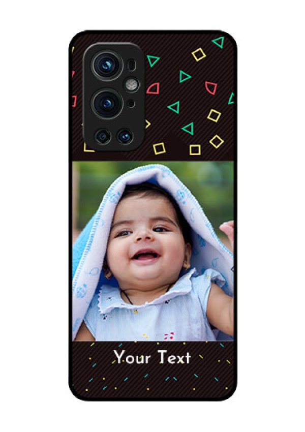 Oneplus 9 Pro 5G Custom Glass Phone Case - with confetti birthday design