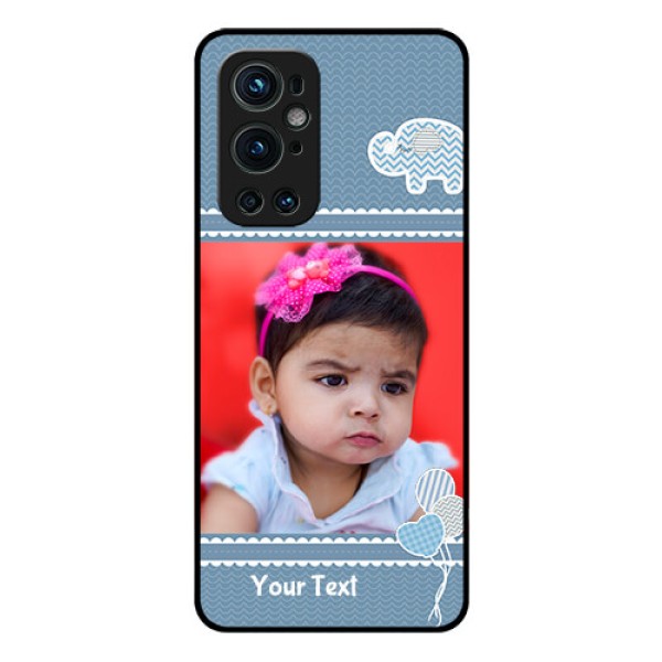 Oneplus 9 Pro 5G Photo Printing on Glass Case - with Kids Pattern Design Oneplus 9 Pro 5G Photo Printing on Glass Case - with Kids Pattern Design