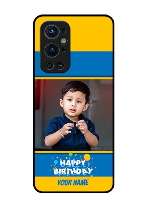 Oneplus 9 Pro 5G Custom Glass Mobile Case - Birthday Wishes Design