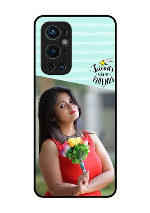 Oneplus 9 Pro 5G Custom Glass Phone Case - Friends Picture Icon Design
