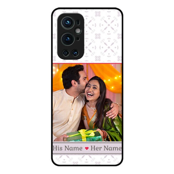 Oneplus 9 Pro 5G Custom Glass Mobile Case - with Photo and Ethnic Design