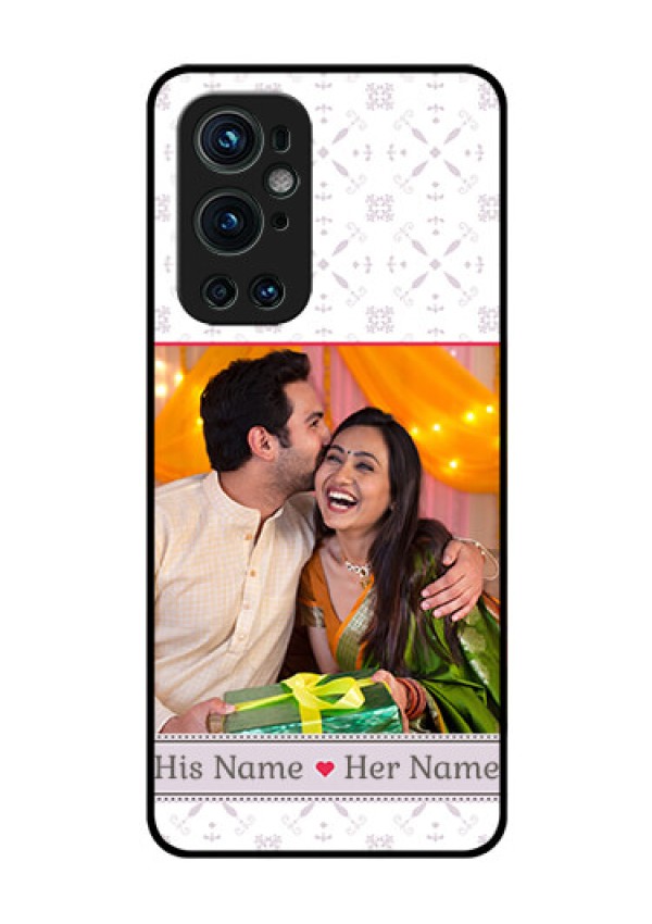 Oneplus 9 Pro 5G Custom Glass Mobile Case - with Photo and Ethnic Design