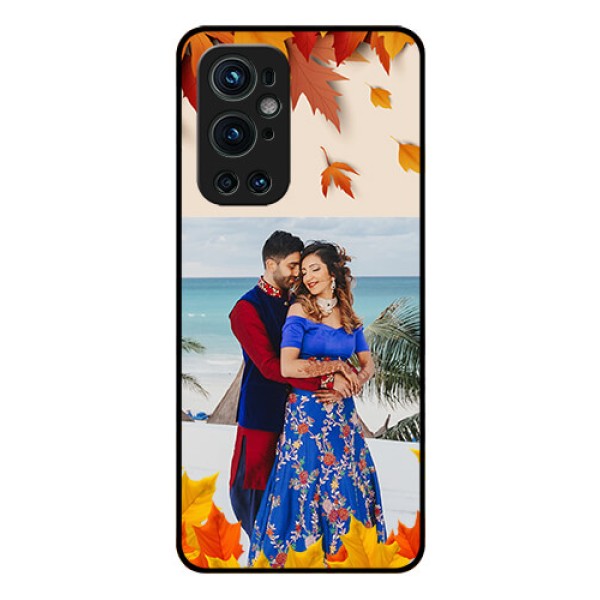 Oneplus 9 Pro 5G Photo Printing on Glass Case - Autumn Maple Leaves Design Oneplus 9 Pro 5G Photo Printing on Glass Case - Autumn Maple Leaves Design
