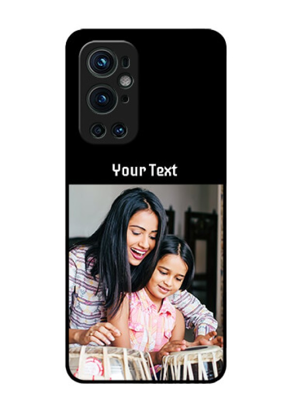 Oneplus 9 Pro 5G Photo with Name on Glass Phone Case