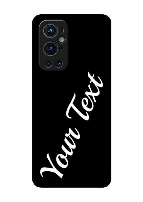 Oneplus 9 Pro 5G Custom Glass Mobile Cover with Your Name