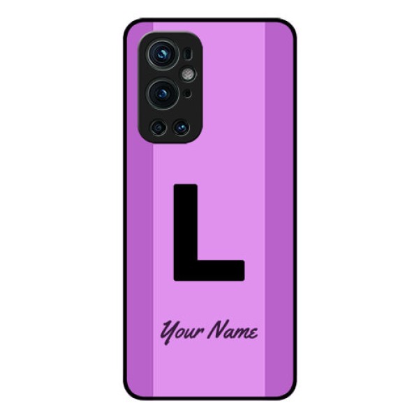OnePlus 9 Pro 5G Custom Glass Phone Case - Tricolor custom text Design OnePlus 9 Pro 5G Custom Glass Phone Case - Tricolor custom text Design