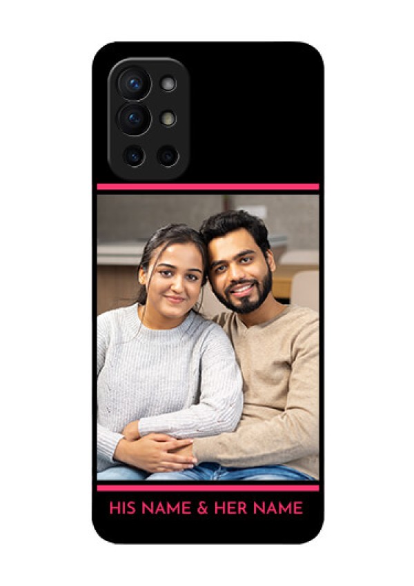 Oneplus 9R 5G Custom Glass Mobile Case - with Add Text Design