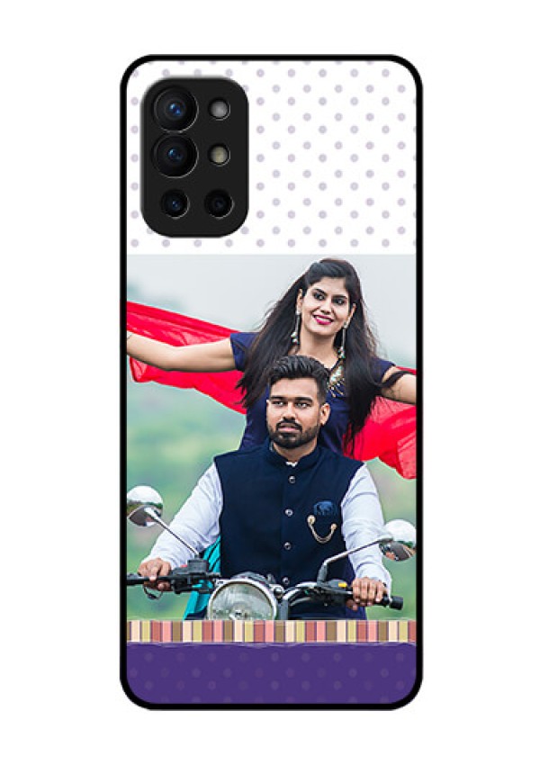 Oneplus 9R 5G Photo Printing on Glass Case - Cute Family Design