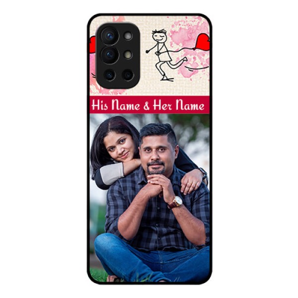 Oneplus 9R 5G Photo Printing on Glass Case - You and Me Case Design