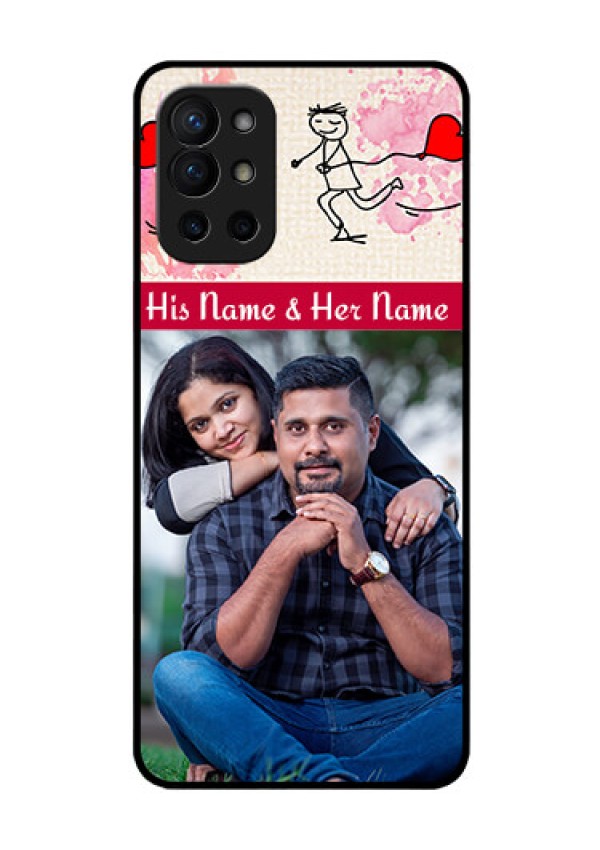 Oneplus 9R 5G Photo Printing on Glass Case - You and Me Case Design