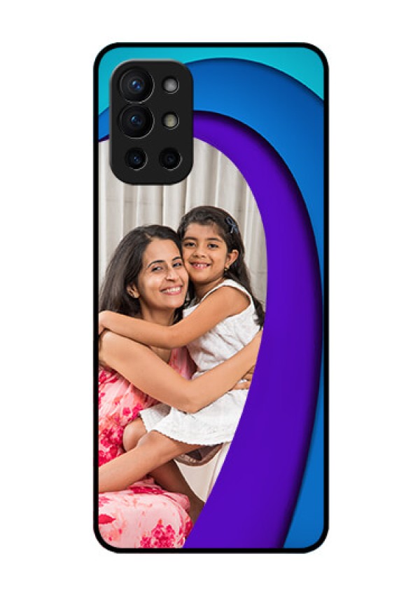 Oneplus 9R 5G Photo Printing on Glass Case - Simple Pattern Design