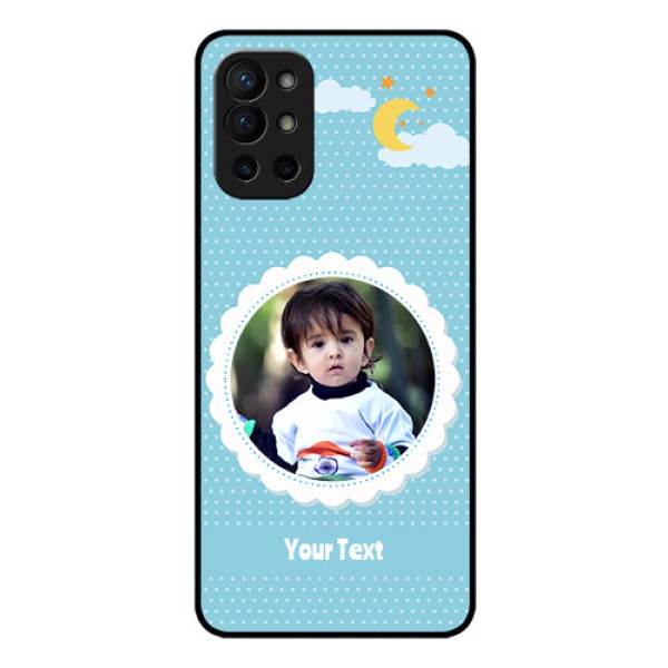 Oneplus 9R 5G Personalised Glass Phone Case - Violet Pattern Design Oneplus 9R 5G Personalised Glass Phone Case - Violet Pattern Design