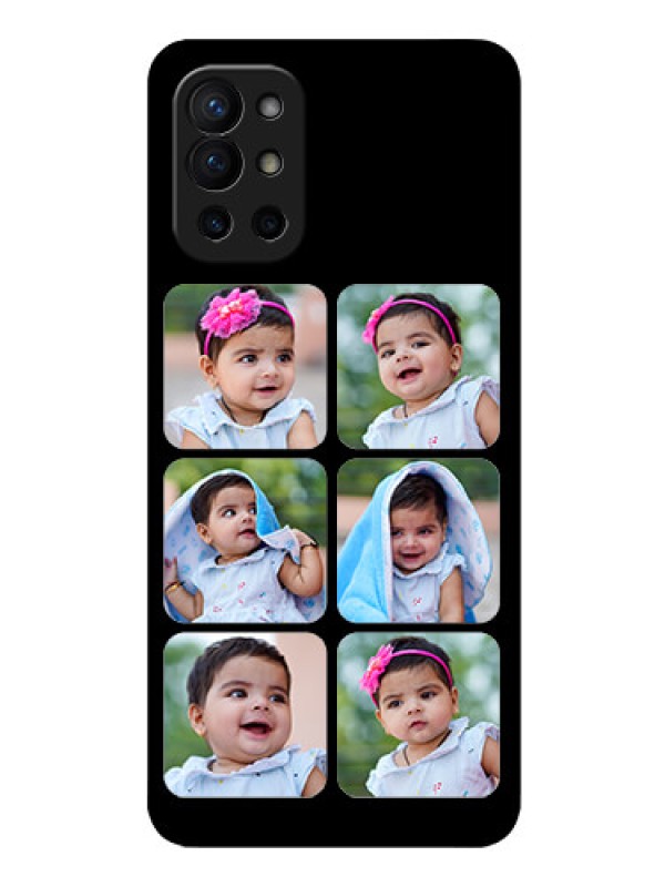 Custom Oneplus 9R 5G Photo Printing on Glass Case - Multiple Pictures Design