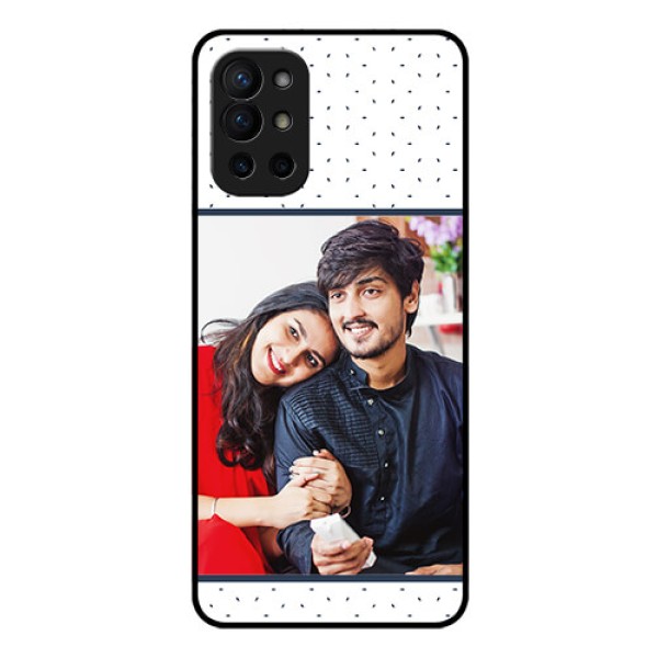 Oneplus 9R 5G Personalized Glass Phone Case - Premium Dot Design