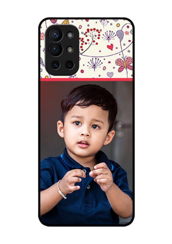 Oneplus 9R 5G Custom Glass Mobile Case - Premium Floral Design