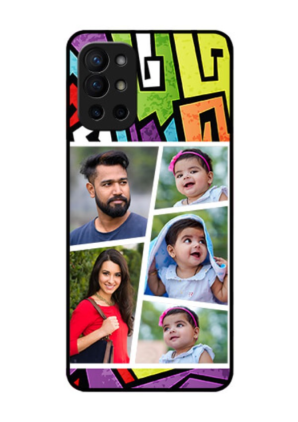 Oneplus 9R 5G Custom Glass Phone Case - Graffiti pattern Design
