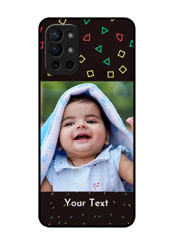 Oneplus 9R 5G Custom Glass Phone Case - with confetti birthday design