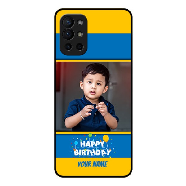 Oneplus 9R 5G Custom Glass Mobile Case - Birthday Wishes Design Oneplus 9R 5G Custom Glass Mobile Case - Birthday Wishes Design