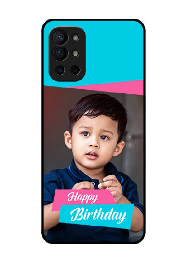 Oneplus 9R 5G Personalized Glass Phone Case - Image Holder with 2 Color Design