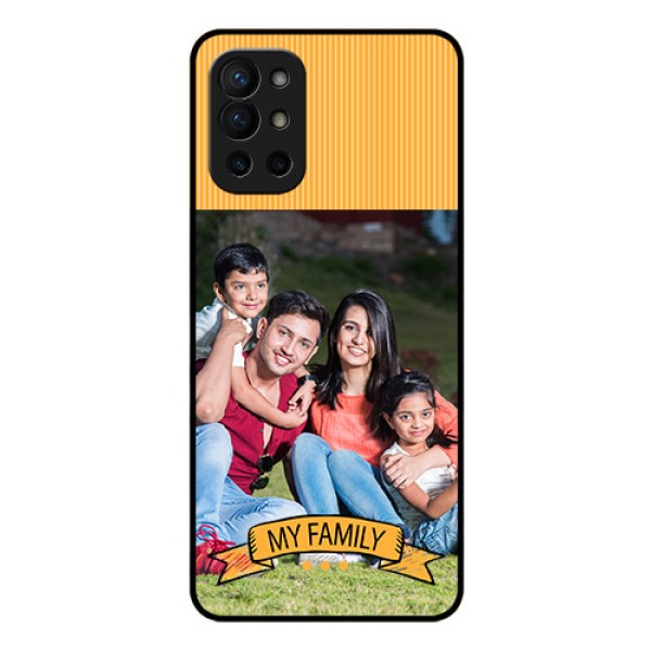 Oneplus 9R 5G Custom Glass Phone Case - My Family Design