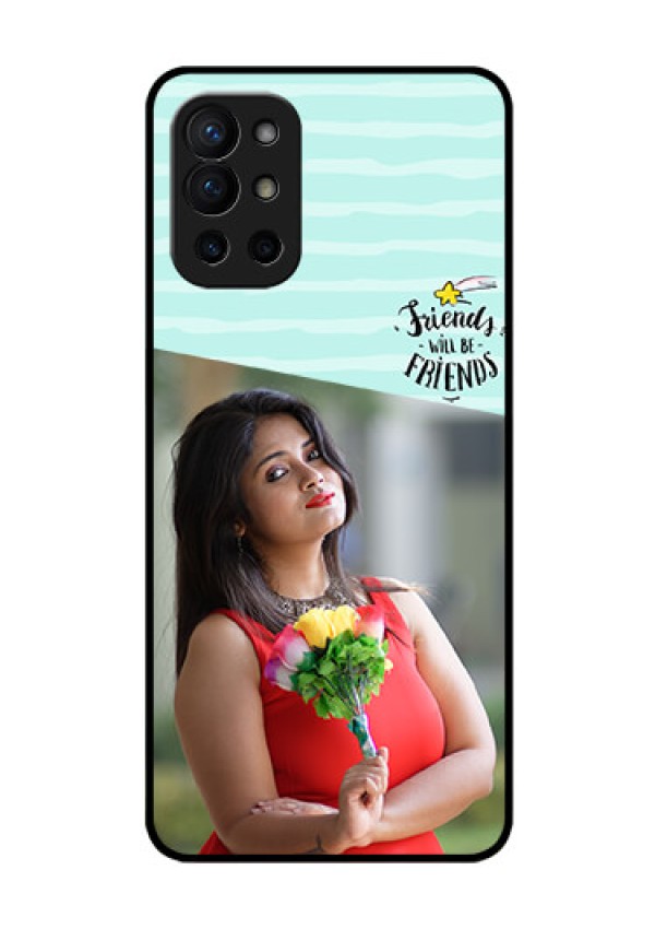 Oneplus 9R 5G Custom Glass Phone Case - Friends Picture Icon Design