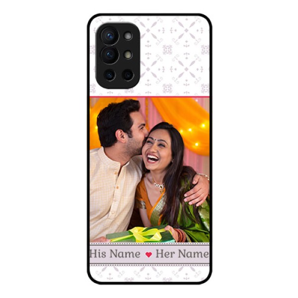 Oneplus 9R 5G Custom Glass Mobile Case - with Photo and Ethnic Design