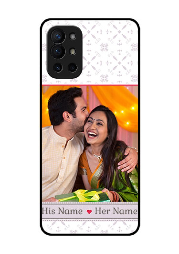 Oneplus 9R 5G Custom Glass Mobile Case - with Photo and Ethnic Design
