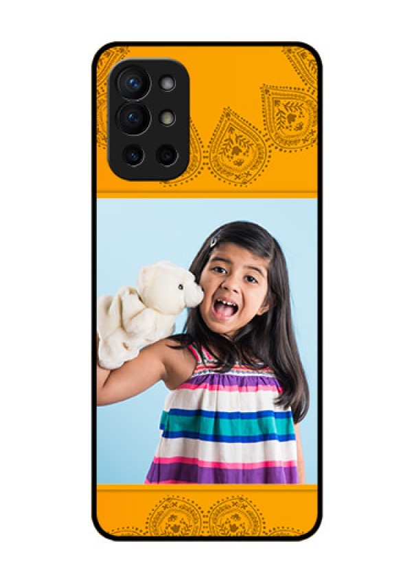 Oneplus 9R 5G Personalized Glass Phone Case - Photo Wedding Design 