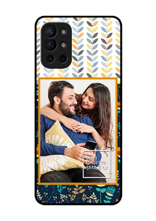 Oneplus 9R 5G Custom Glass Mobile Case - Pattern Design