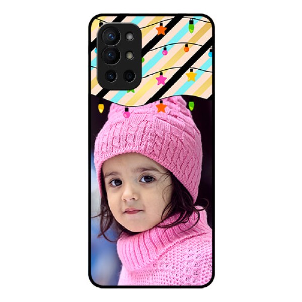 Oneplus 9R 5G Custom Glass Mobile Case - Lights Hanging Design Oneplus 9R 5G Custom Glass Mobile Case - Lights Hanging Design