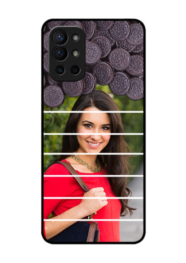 Oneplus 9R 5G Custom Glass Phone Case - with Oreo Biscuit Design