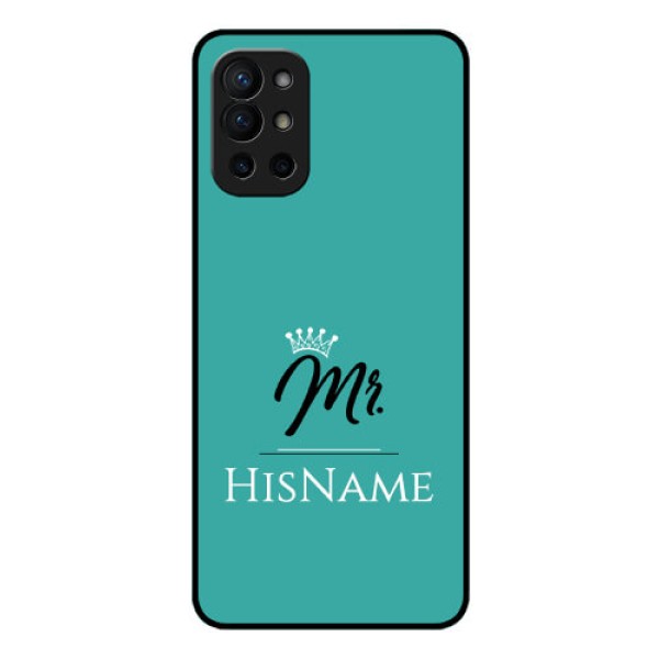 Oneplus 9R 5G Custom Glass Phone Case Mr with Name