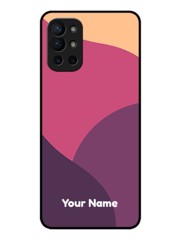 Custom OnePlus 9R 5G Custom Glass Phone Case - Mixed Multi-colour abstract art Design