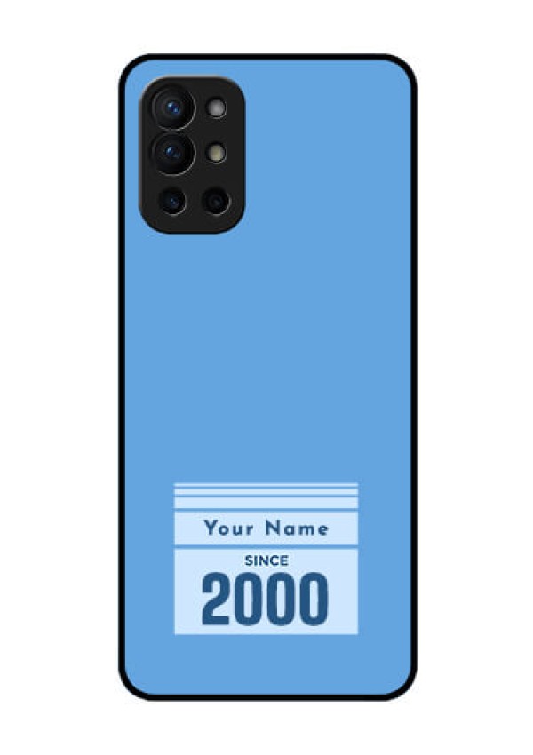 OnePlus 9R 5G Custom Glass Mobile Case - Custom Year of birth Design
