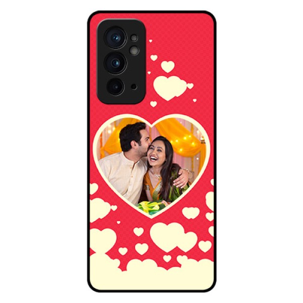 OnePlus 9RT 5G Custom Glass Mobile Case - Love Symbols Phone Cover Design OnePlus 9RT 5G Custom Glass Mobile Case - Love Symbols Phone Cover Design