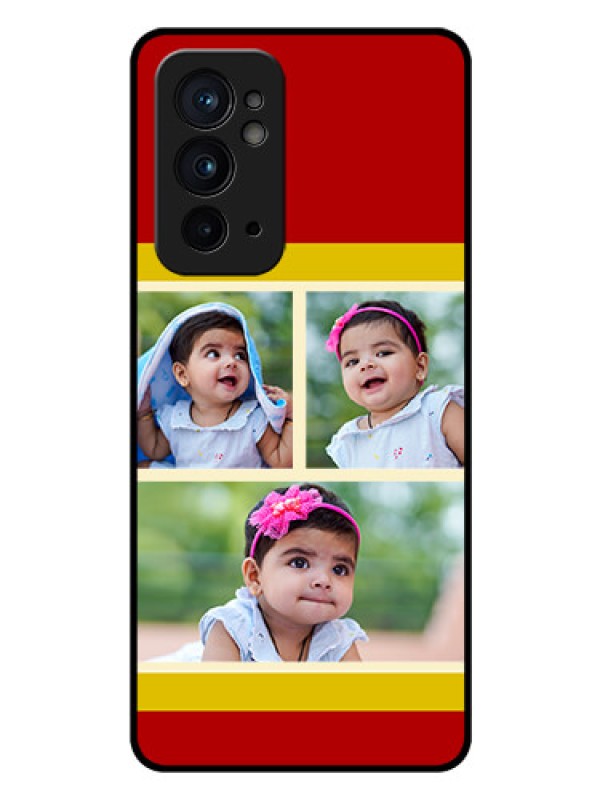 Custom OnePlus 9RT 5G Custom Glass Mobile Case - Multiple Pic Upload Design