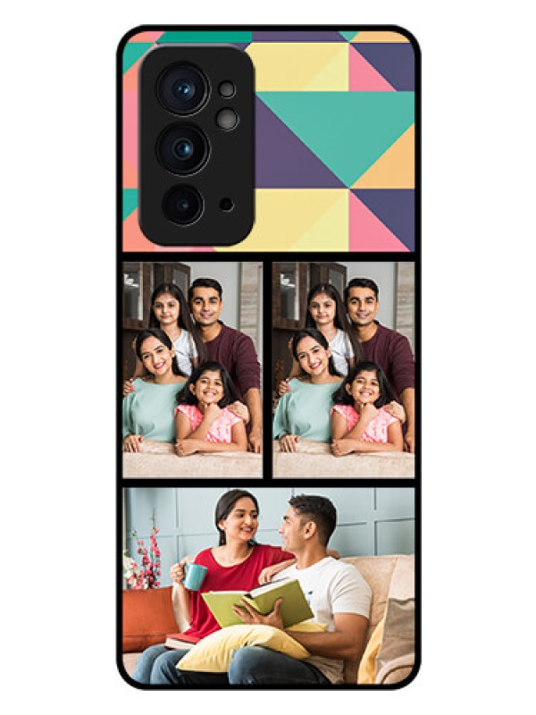 Custom OnePlus 9RT 5G Custom Glass Phone Case - Bulk Pic Upload Design