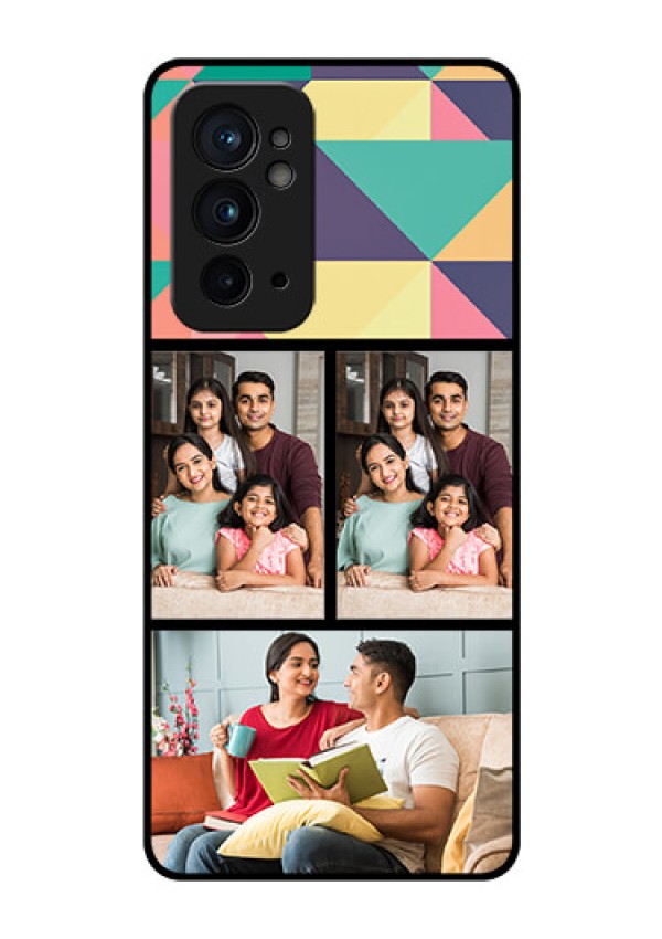 OnePlus 9RT 5G Custom Glass Phone Case - Bulk Pic Upload Design