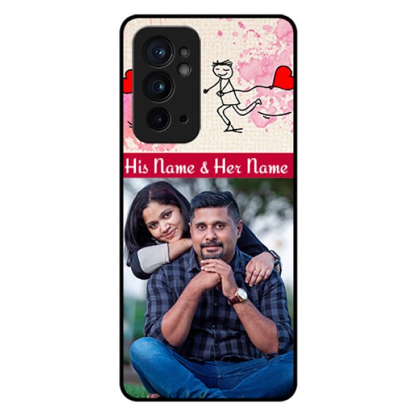 OnePlus 9RT 5G Photo Printing on Glass Case - You and Me Case Design