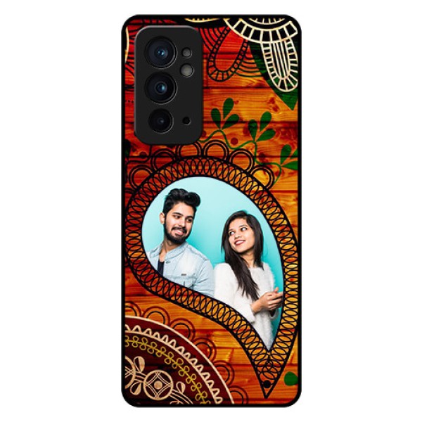 OnePlus 9RT 5G Personalized Glass Phone Case - Abstract Colorful Design