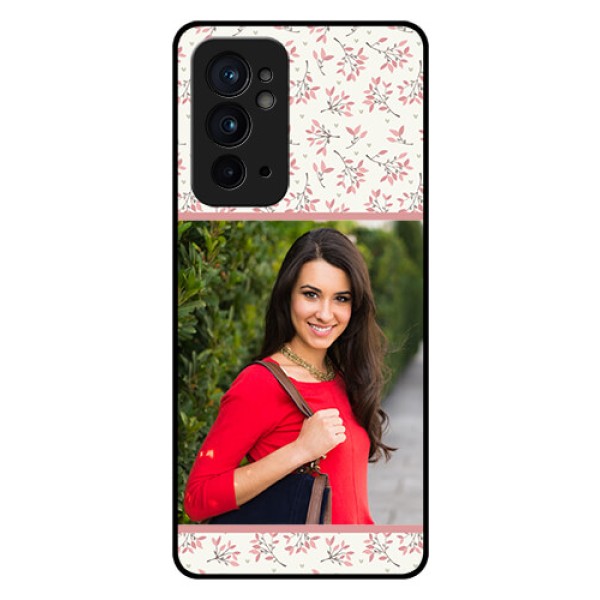 OnePlus 9RT 5G Custom Glass Phone Case - Premium Floral Design