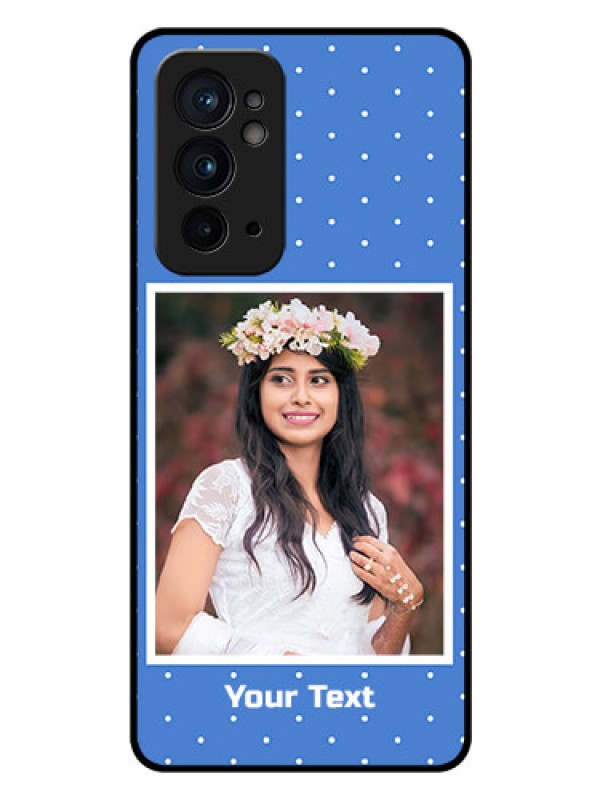 Custom OnePlus 9RT 5G Photo Printing on Glass Case - Polka dots design