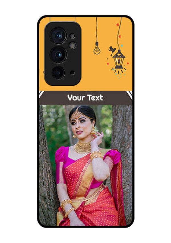 OnePlus 9RT 5G Custom Glass Mobile Case - with Family Picture and Icons