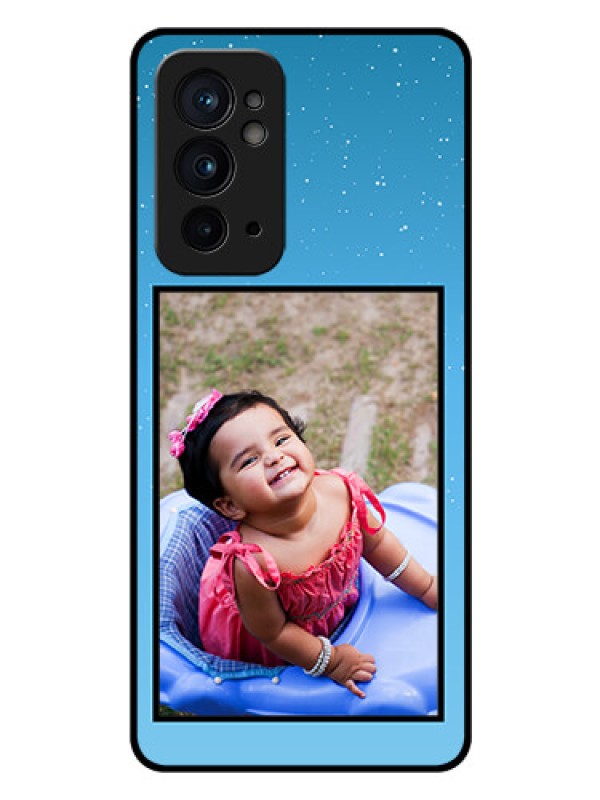 Custom OnePlus 9RT 5G Custom Glass Mobile Case - Wave Pattern Colorful Design